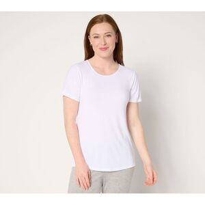 Soul Women's Top Sz L Soothing Jersey Tee Support System White A708695